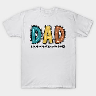 He is DAD, Dad Dalmatian Dots, Father's Day, Bible Verse, Christian Dad T-Shirt